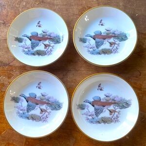 Royal Worcester 4 small bone china dishes